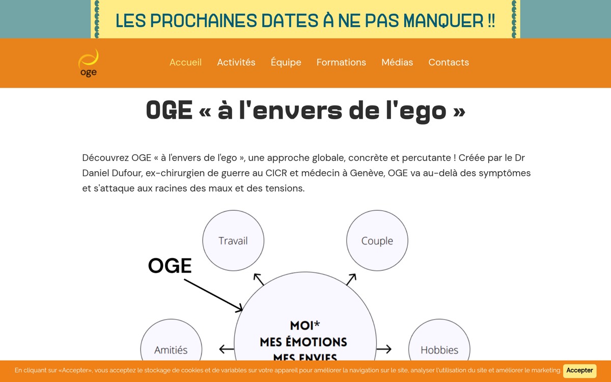 OGE, Custom PHP · Marketing site