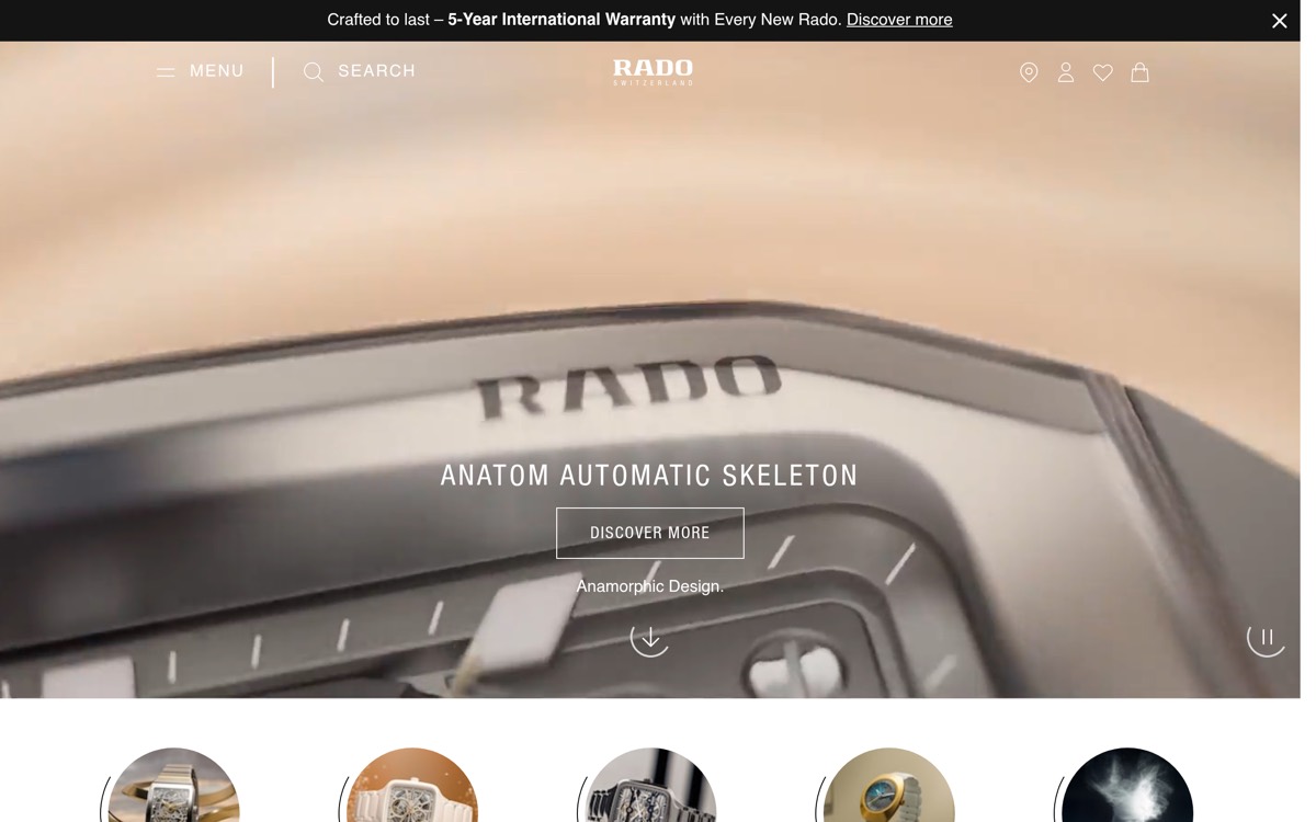Rado, Swiss watchmaking · Award-recognised